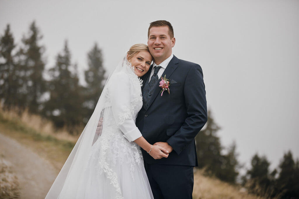 Hochzeitsportraits am Berg