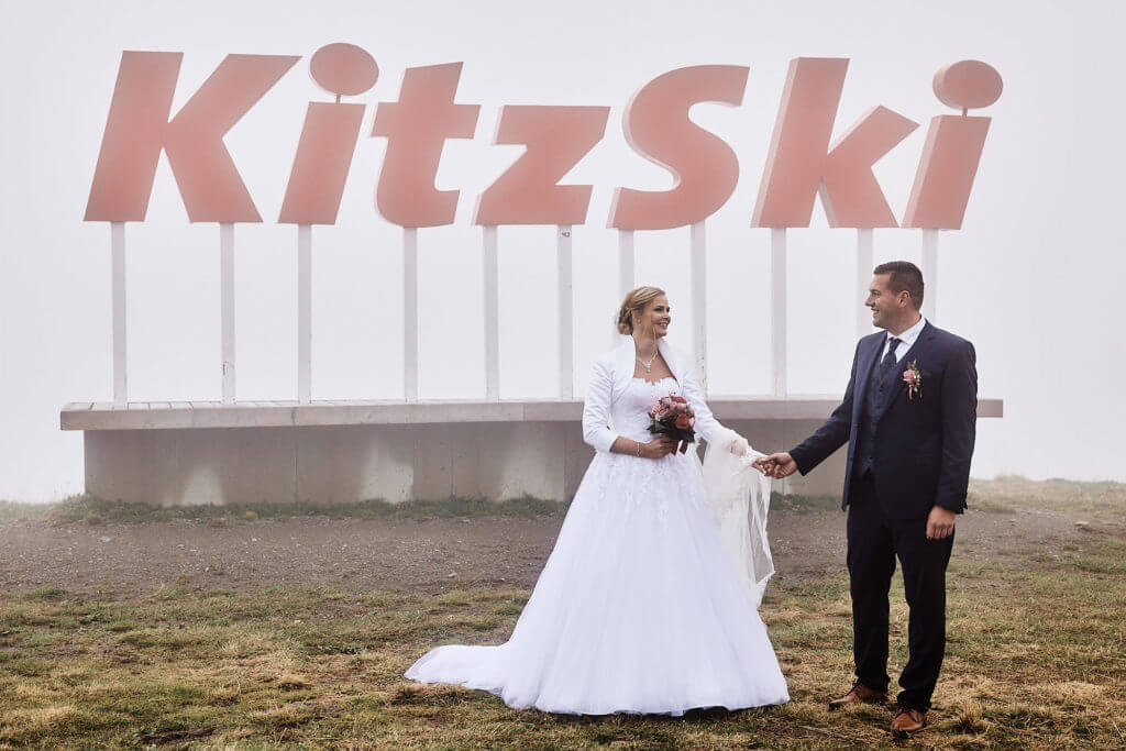 Hochzeitsportraits am Berg