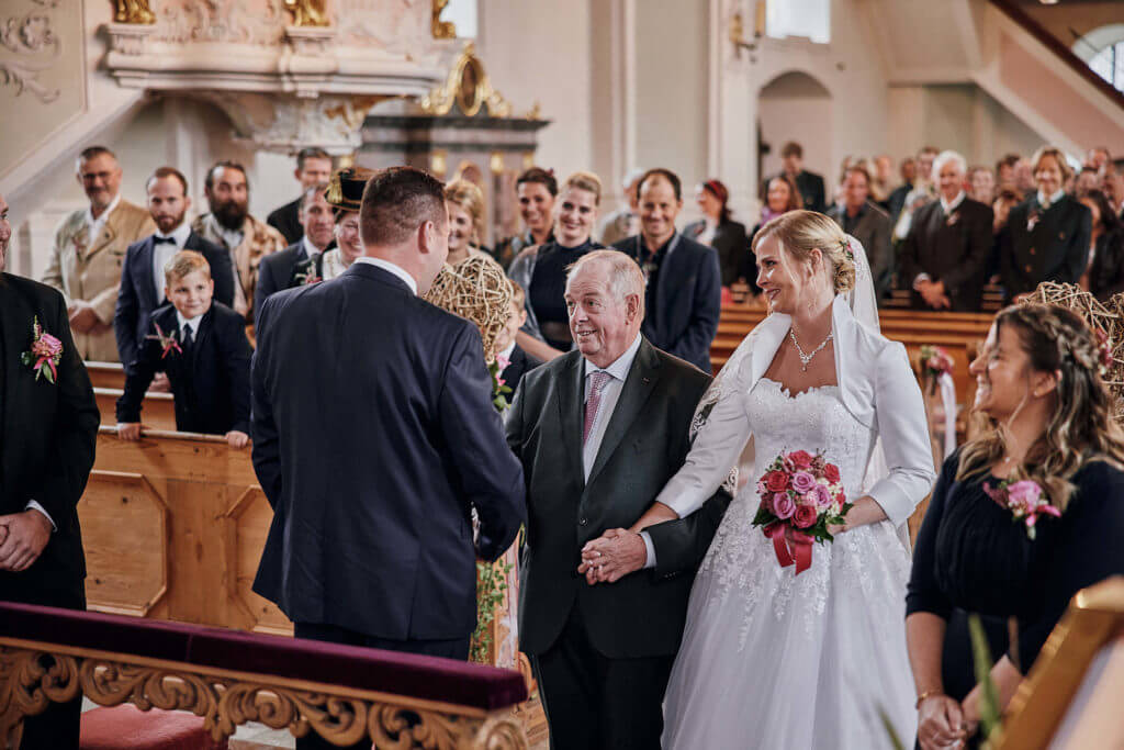 Kirchlichen Hochzeitsfeier