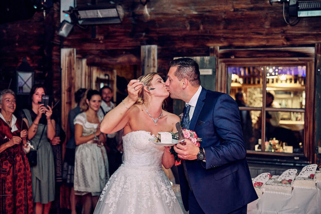 Kuss Hochzeitstorte